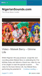 Mobile Screenshot of nigeriansounds.com